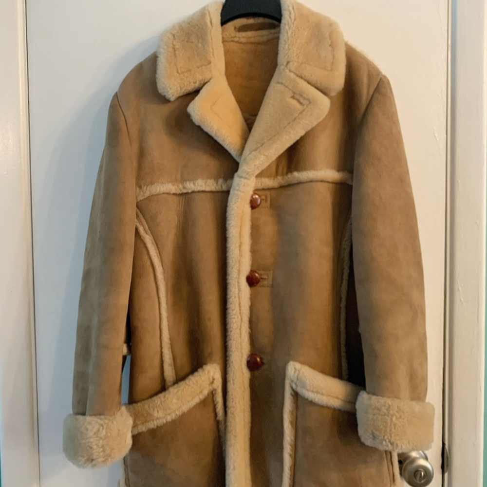 Vintage Sawyer of Napa Shearling Ranchero Coat